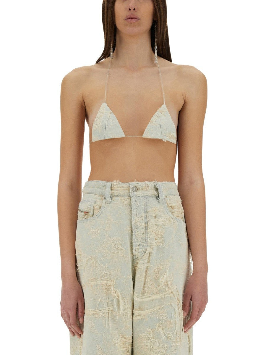 Diesel JACQUARD DENIM TOP