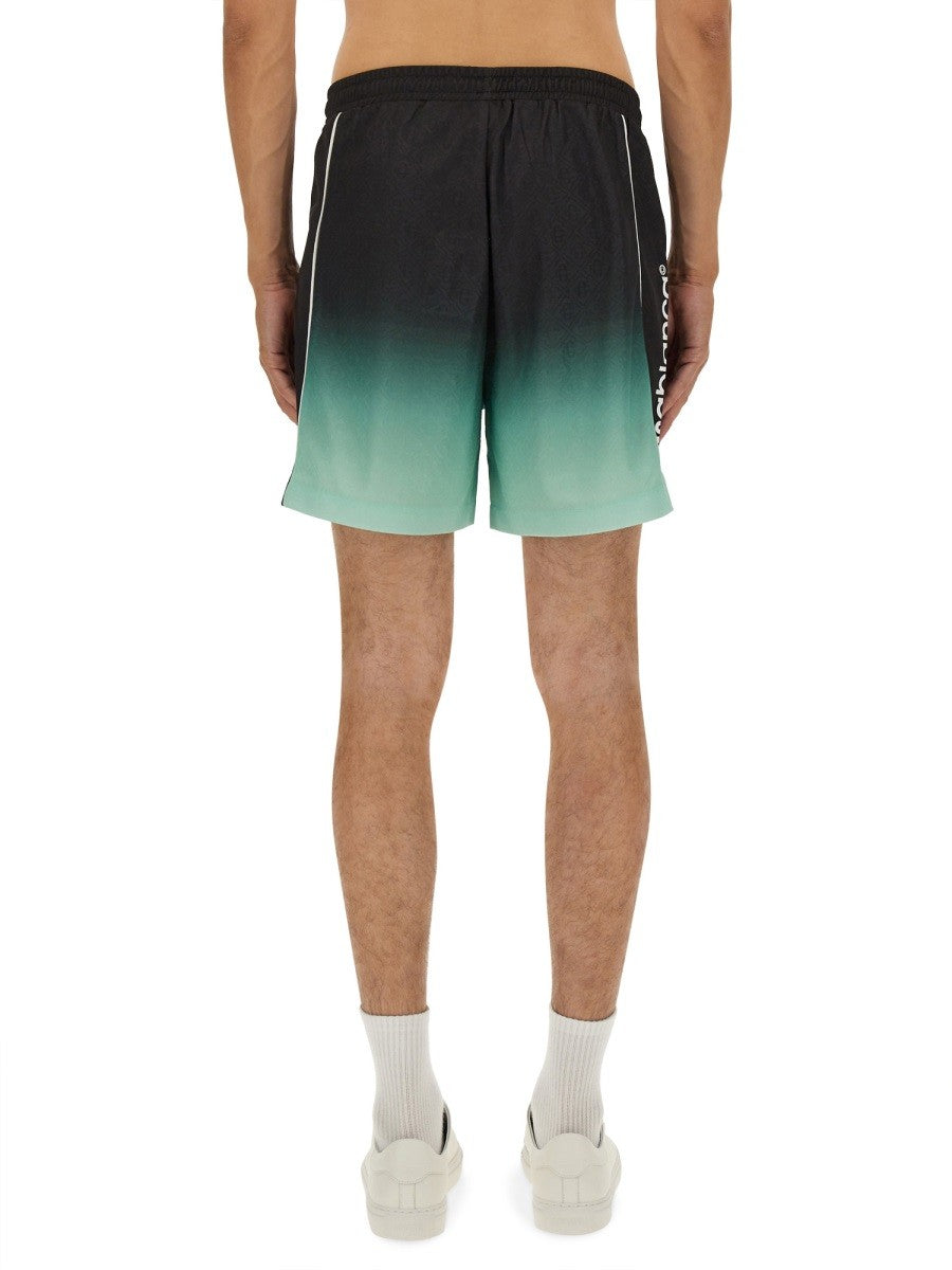 CASABLANCA JACQUARD FOOTBALL SHORTS
