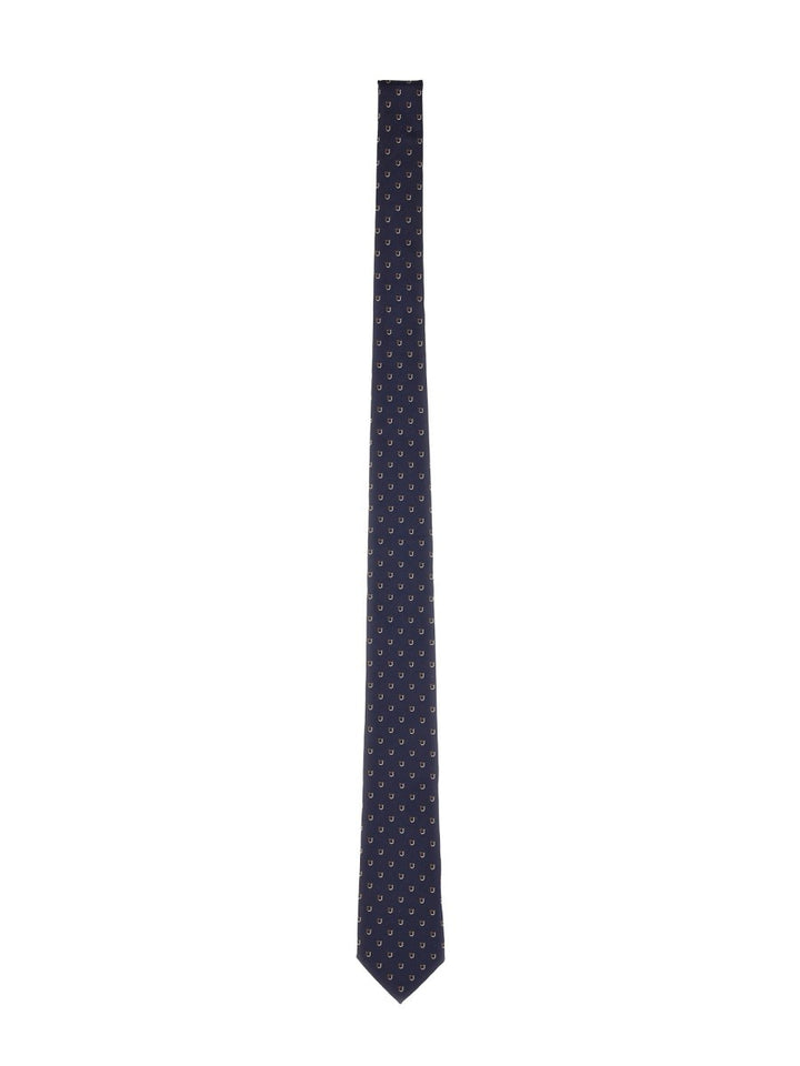 Ferragamo JACQUARD "GANCINI" TIE