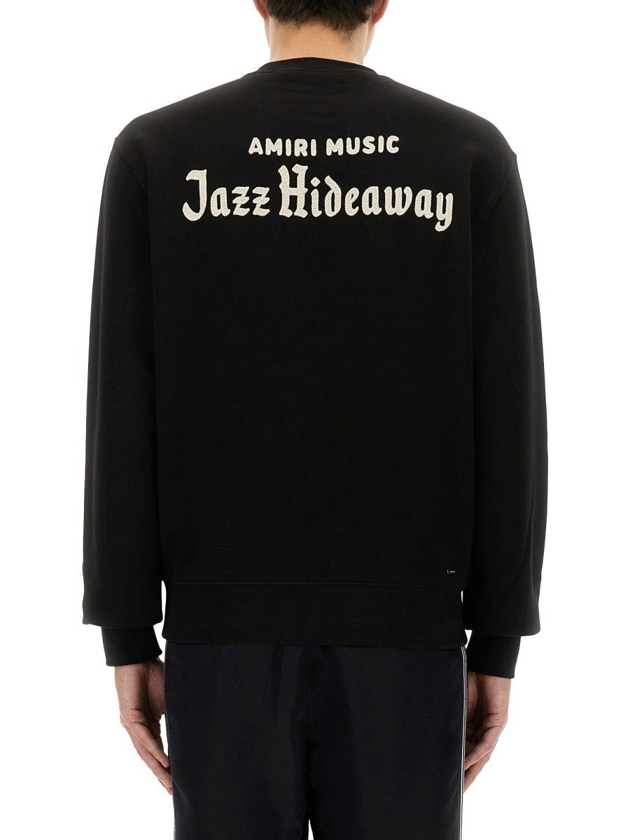 AMIRI "JAZZ HIDEAWAY CREW" SWEATSHIRT