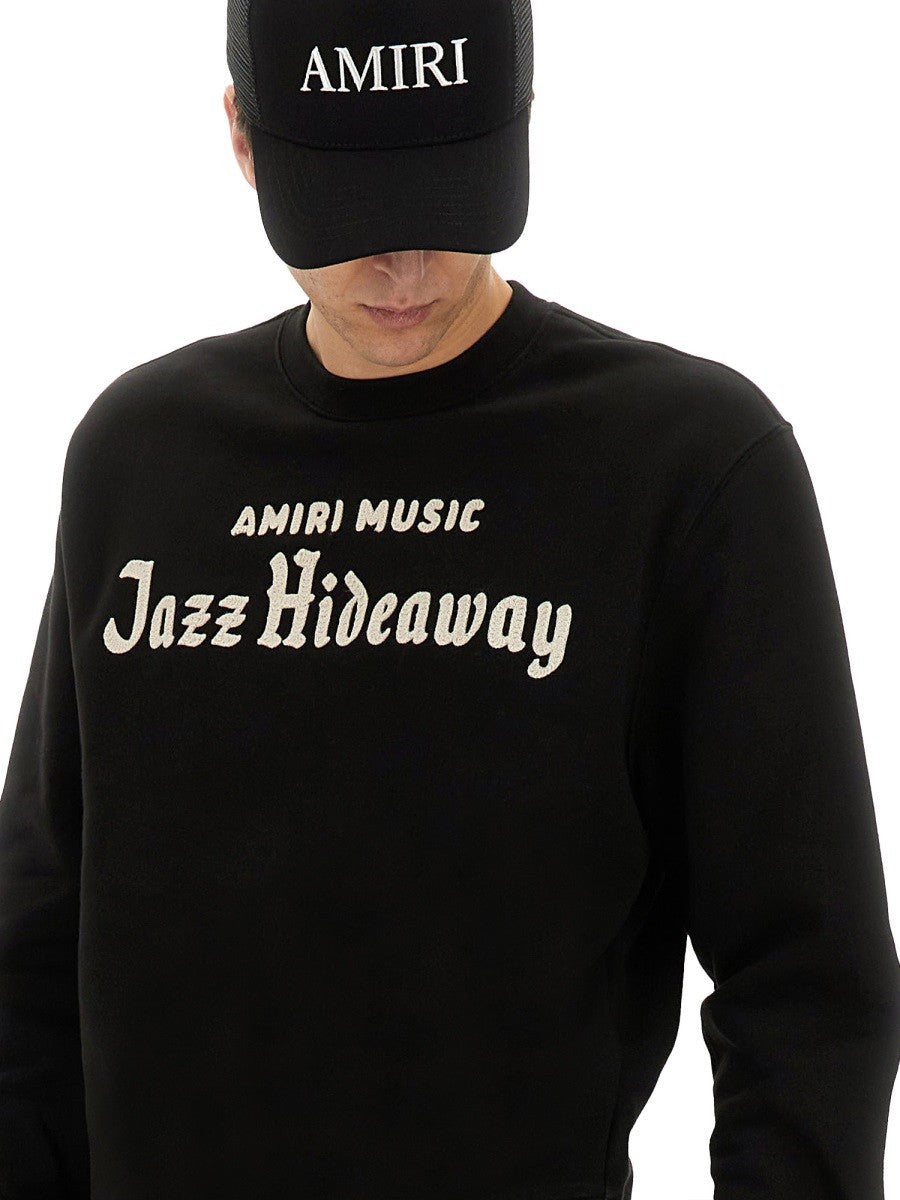 AMIRI "JAZZ HIDEAWAY CREW" SWEATSHIRT