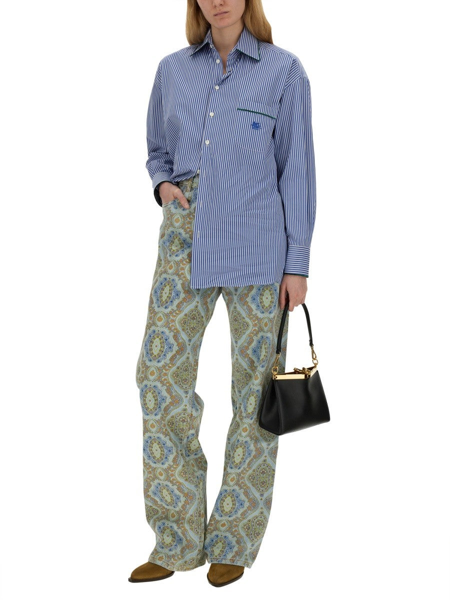 Etro JEANS CON STAMPA PAISLEY
