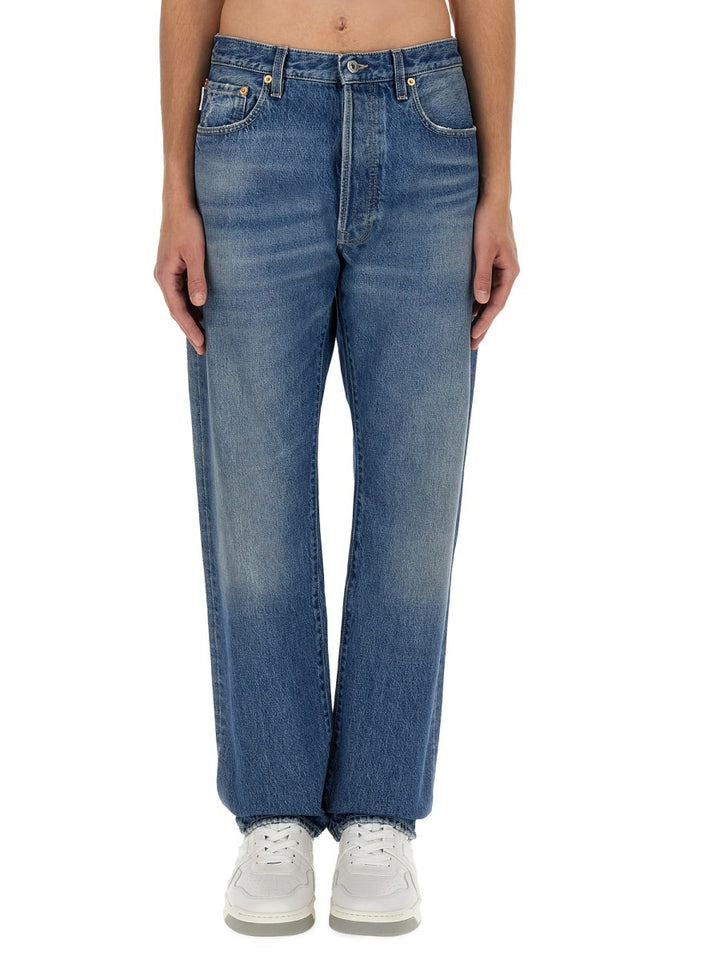 Valentino JEANS WITH LOGO DETAIL