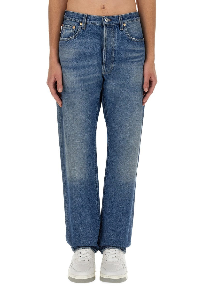 Valentino JEANS WITH LOGO DETAIL