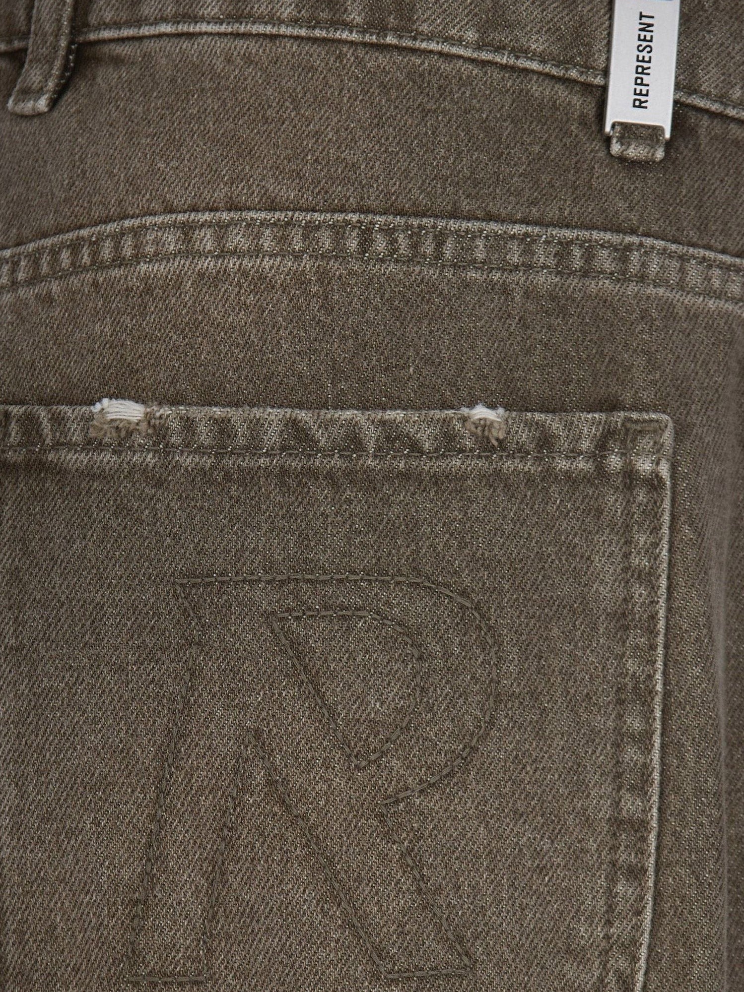 Represent Jeans with rewashed effect