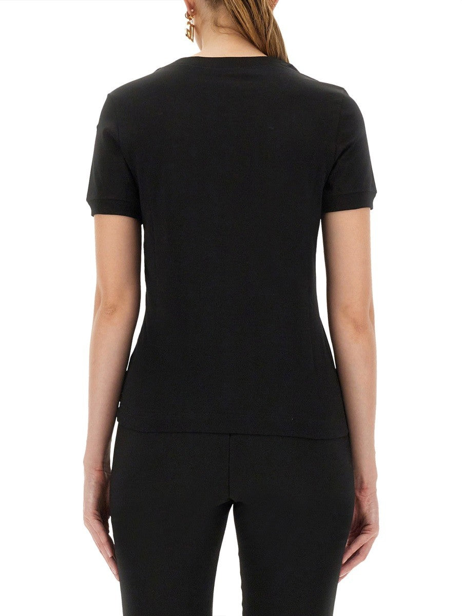 Dolce & Gabbana JERSEY T-SHIRT WITH DG LOGO EMBROIDERY