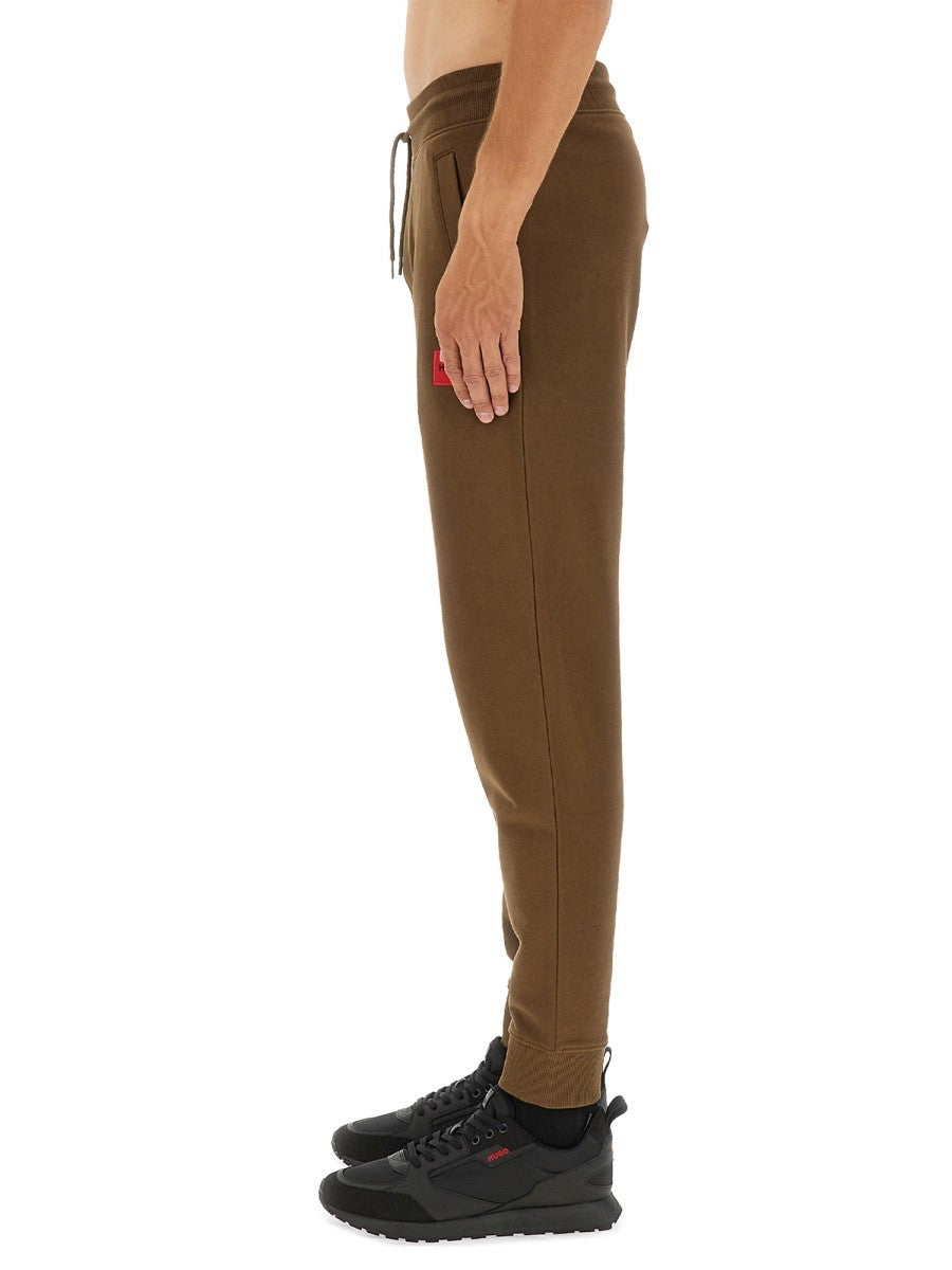 Hugo JOGGER PANTS WITH LOGO LABEL