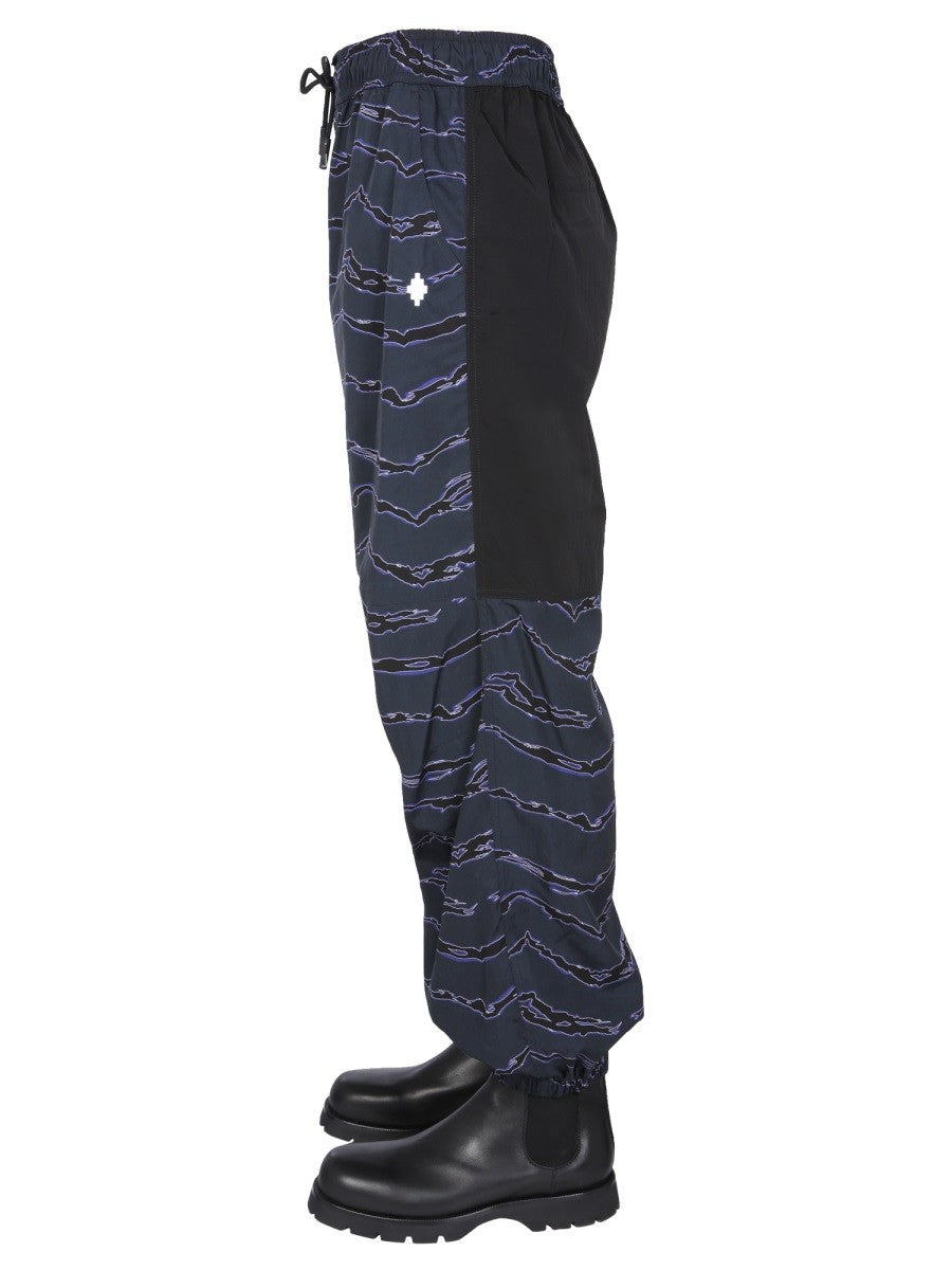 MARCELO BURLON COUNTY OF MILAN JOGGING PANTS WITH CAMOU PRINT
