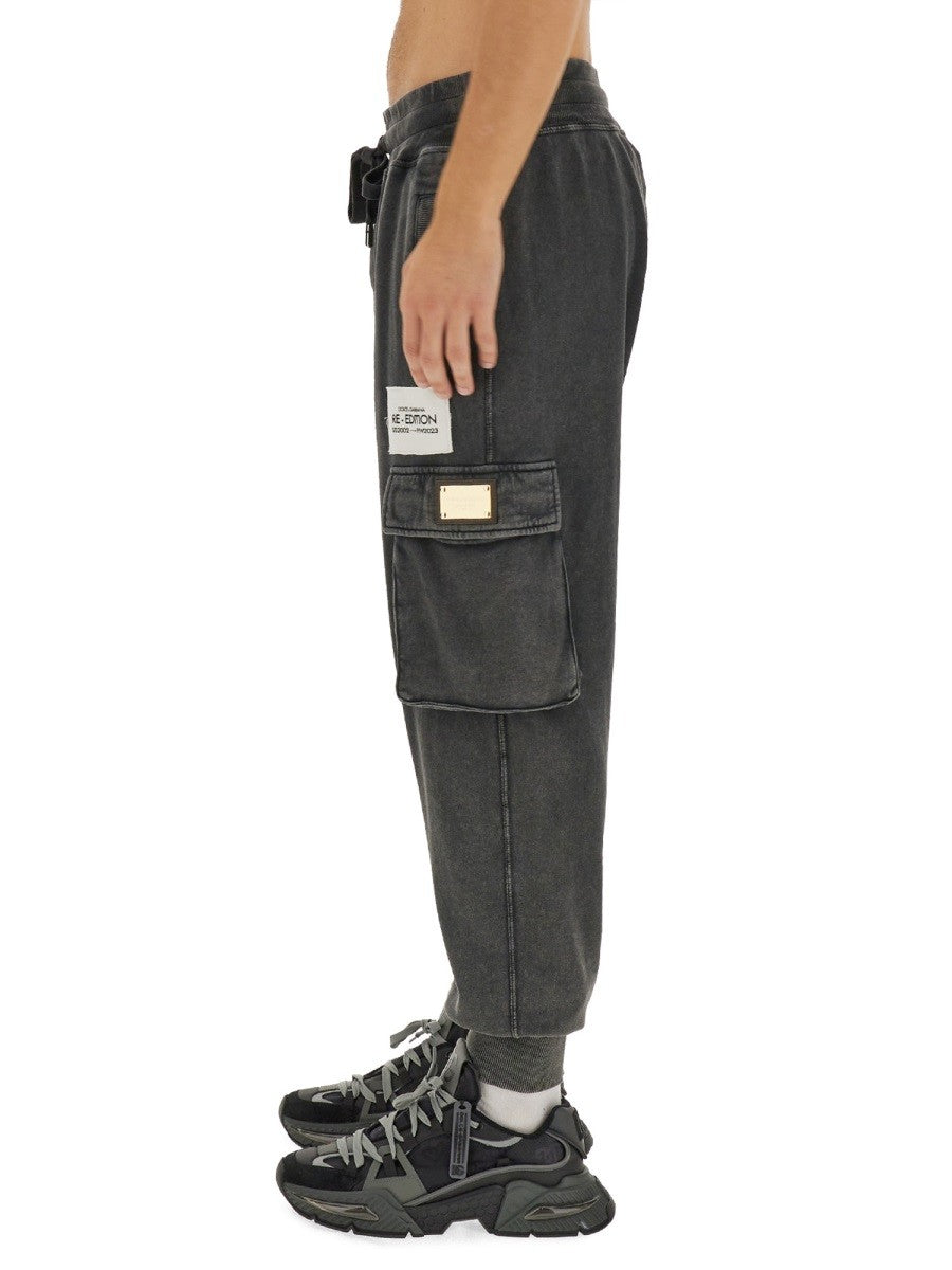 Dolce & Gabbana JOGGING PANTS WITH LOGO