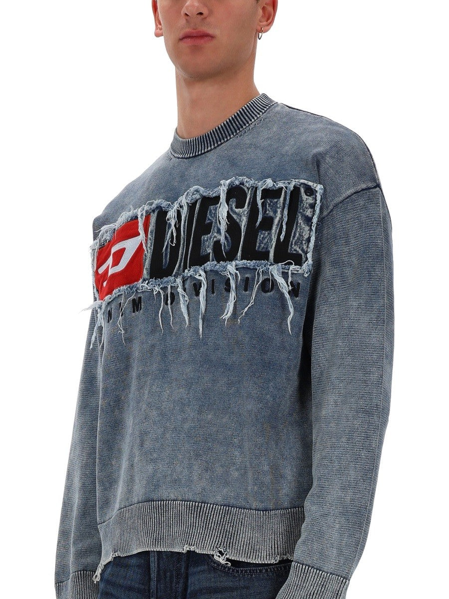 Diesel "K-FRONZI" JERSEY WITH LOGO