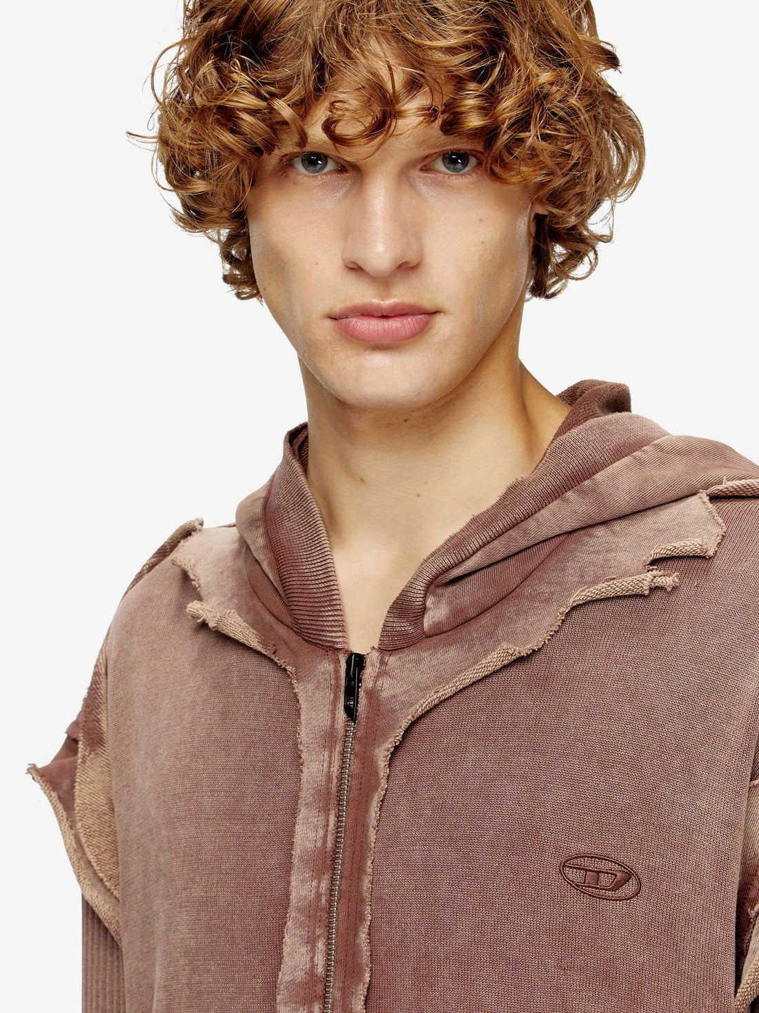 Diesel K-Pelto cotton sweatshirt with distressed effect