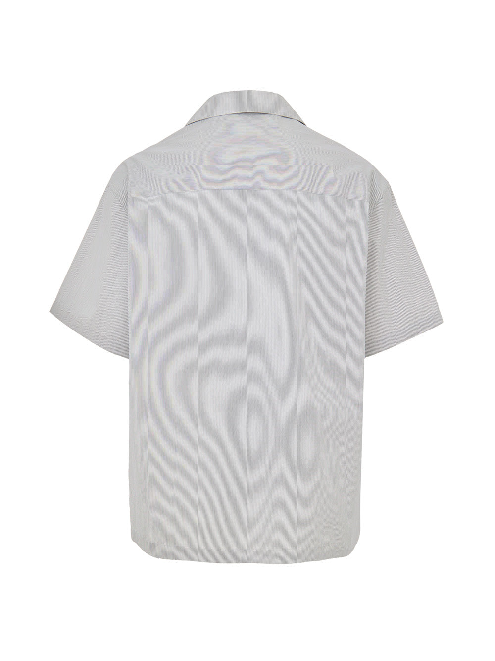 Jil Sander Blue Micro-Stripe Boxy-Fit Short-Sleeve Shirt – Siebentaschen