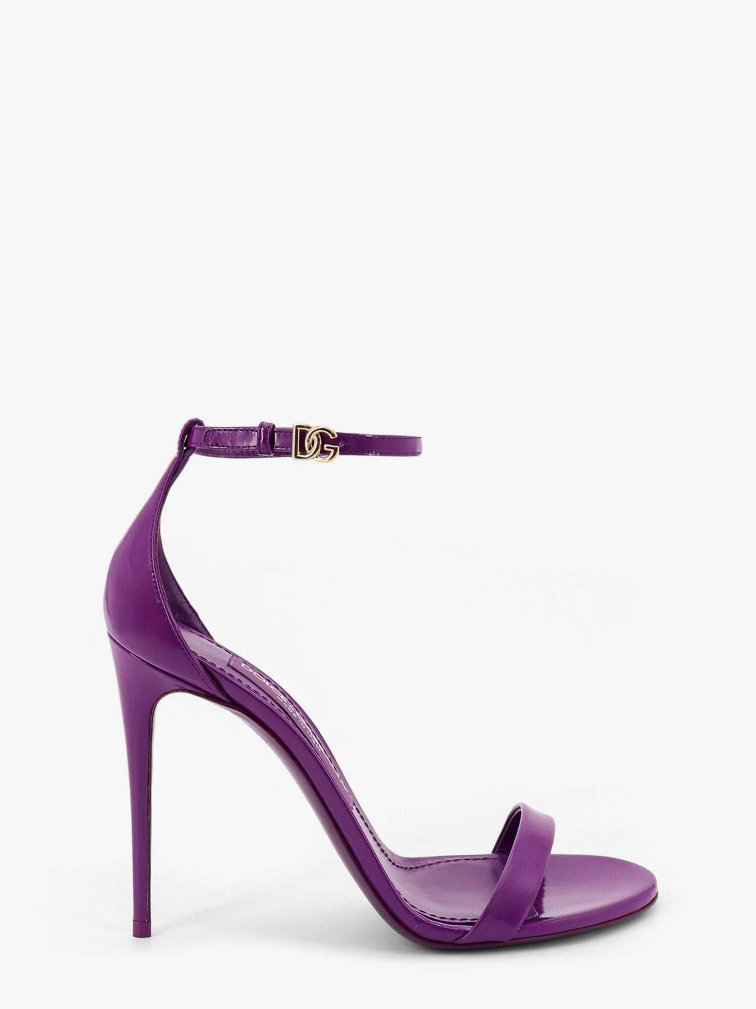 Dolce & Gabbana Keira patent leather sandals