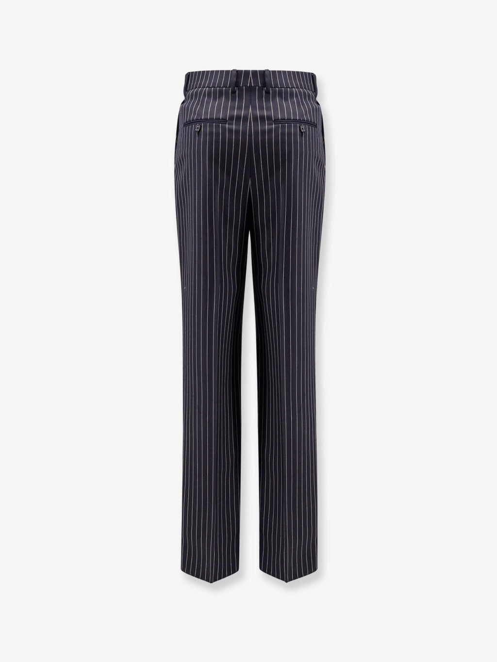 Celine Keith wool trousers with pinstripe motif