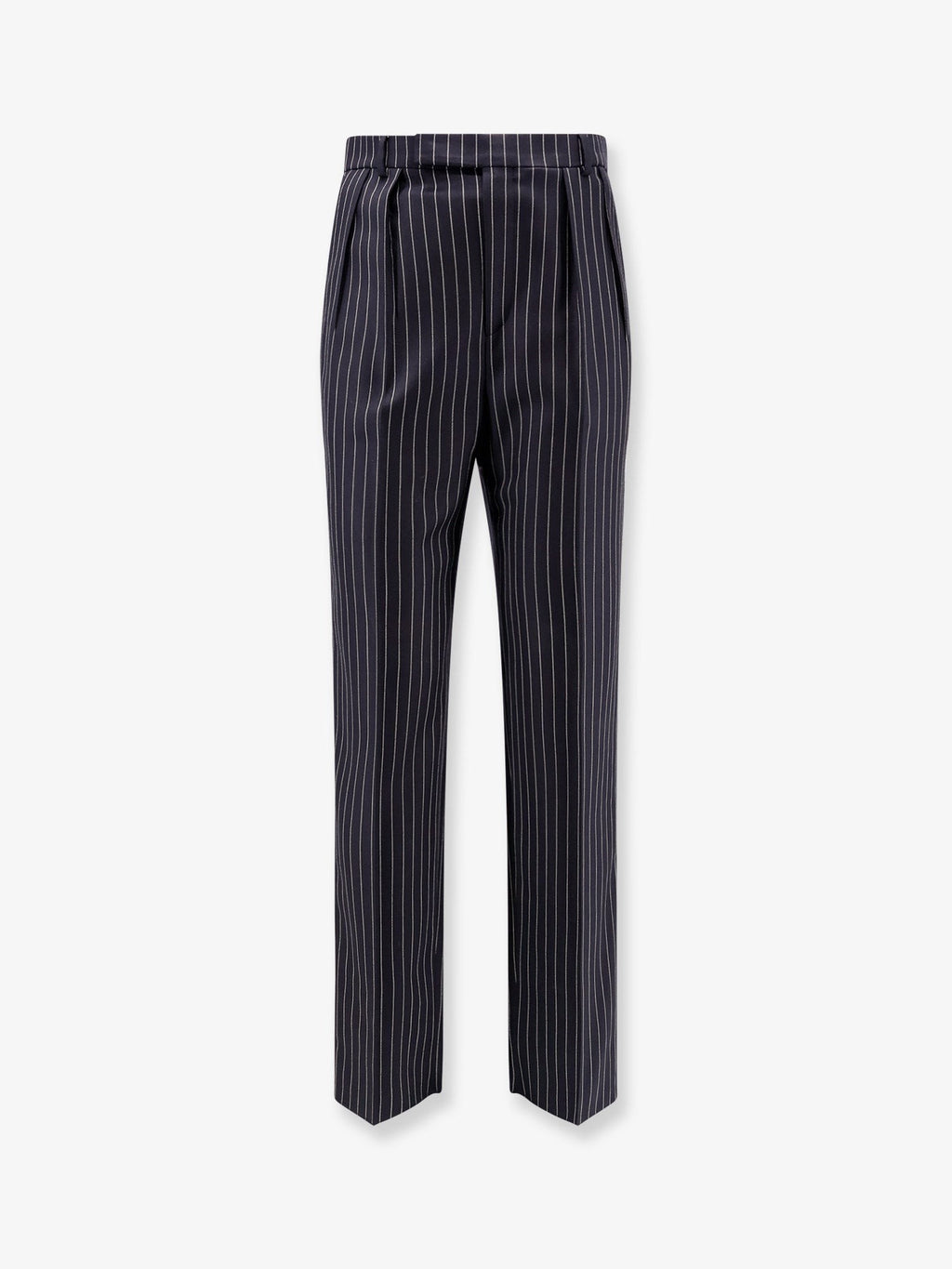 Celine Keith wool trousers with pinstripe motif