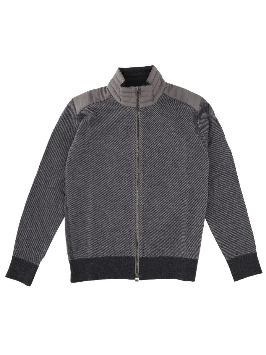 BELSTAFF "KELBY" CARDIGAN WITH ZIPPER