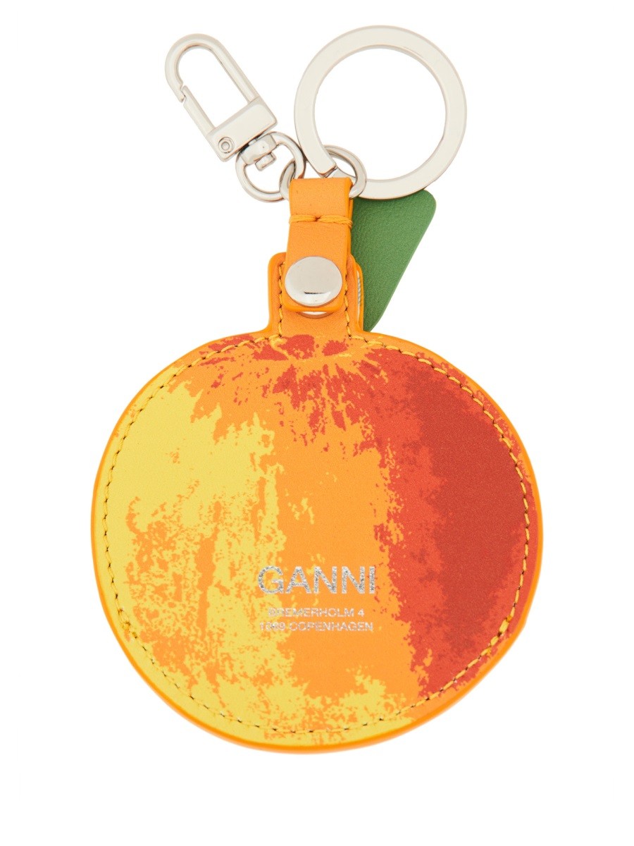 GANNI KEYCHAIN "APPLE"