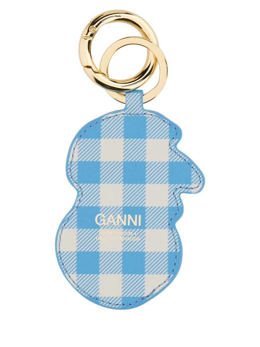 GANNI KEYCHAIN "APPLE"