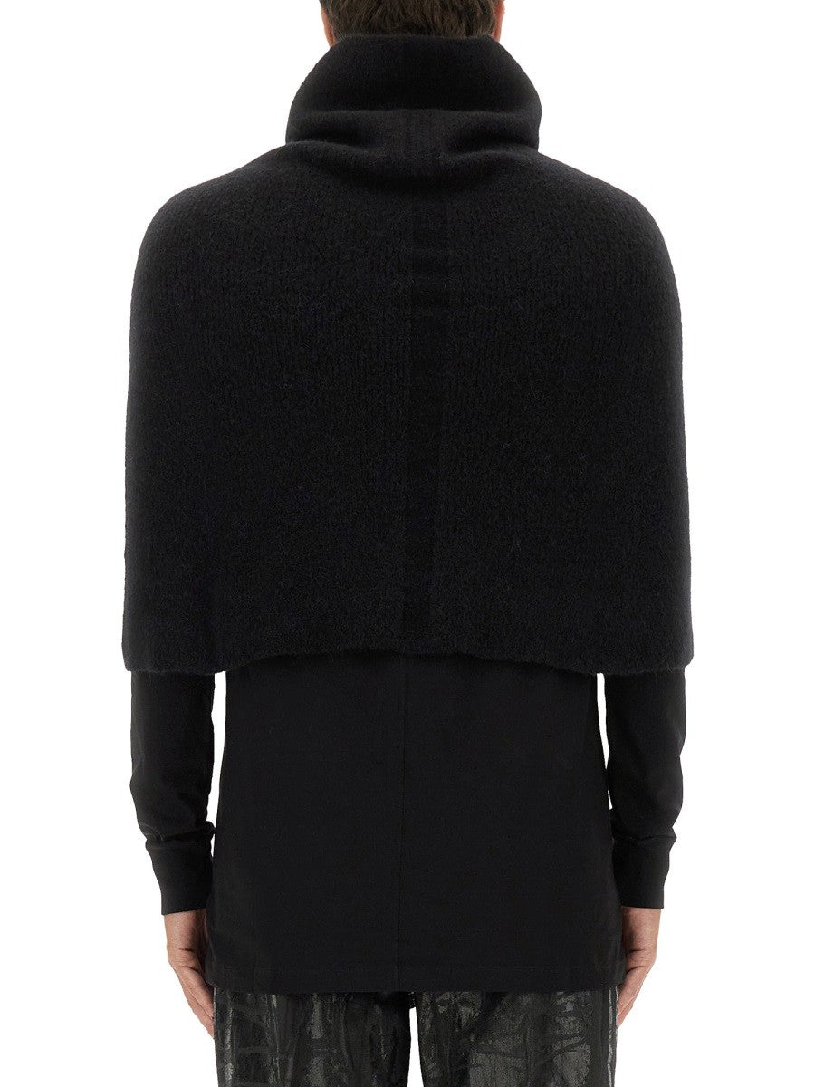 RICK OWENS KNITTED CAPE