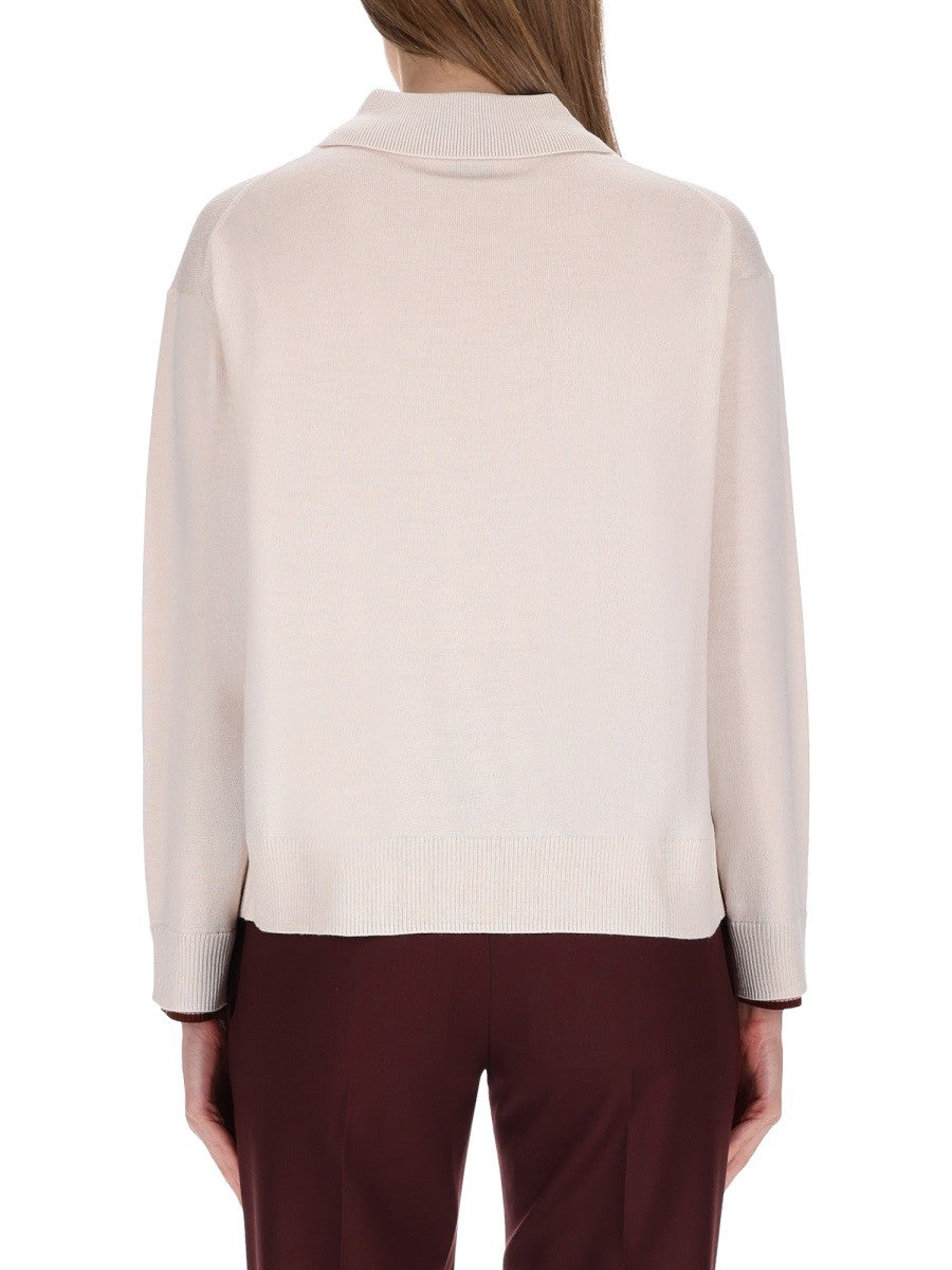 PAUL SMITH KNITTED COLLAR SWEATER