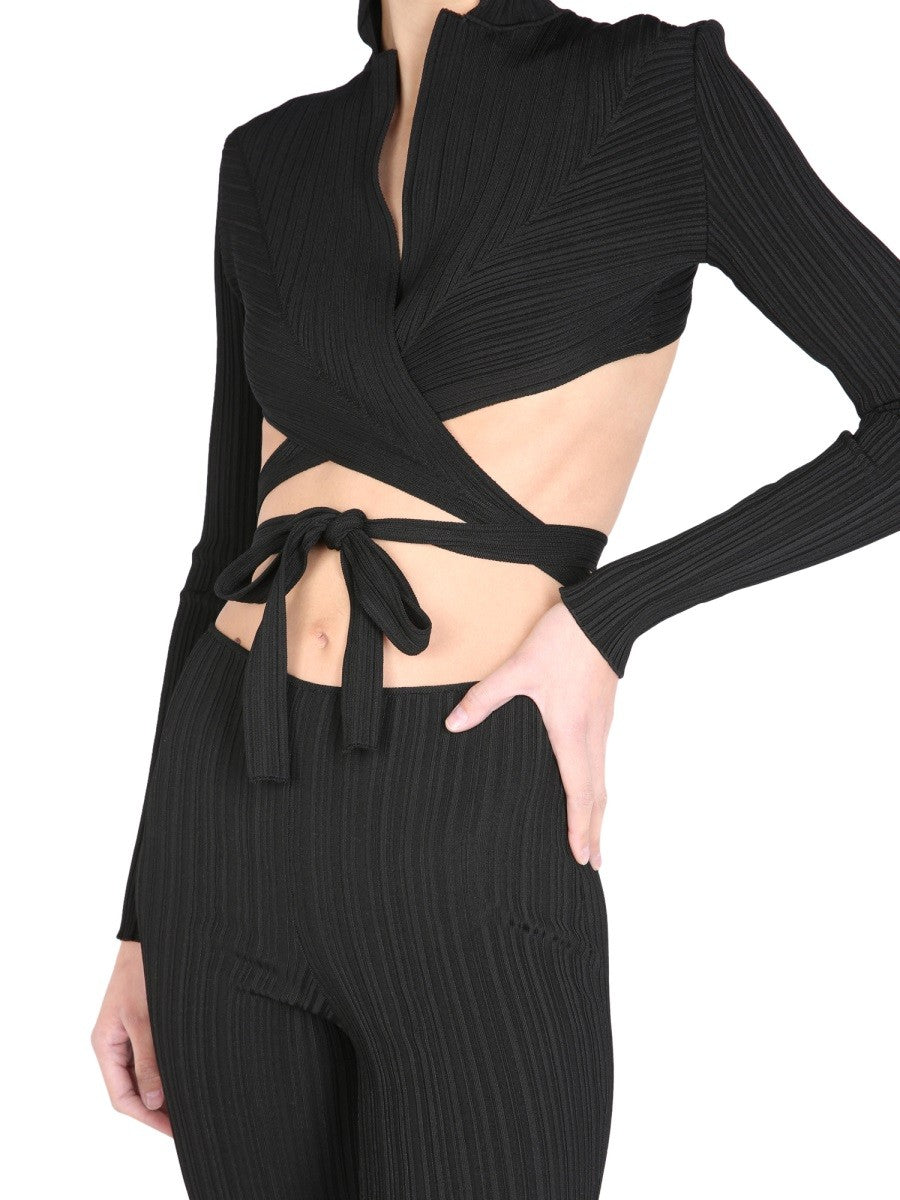 Philosophy Di Lorenzo Serafini KNITTED HEARTWARMER TOP