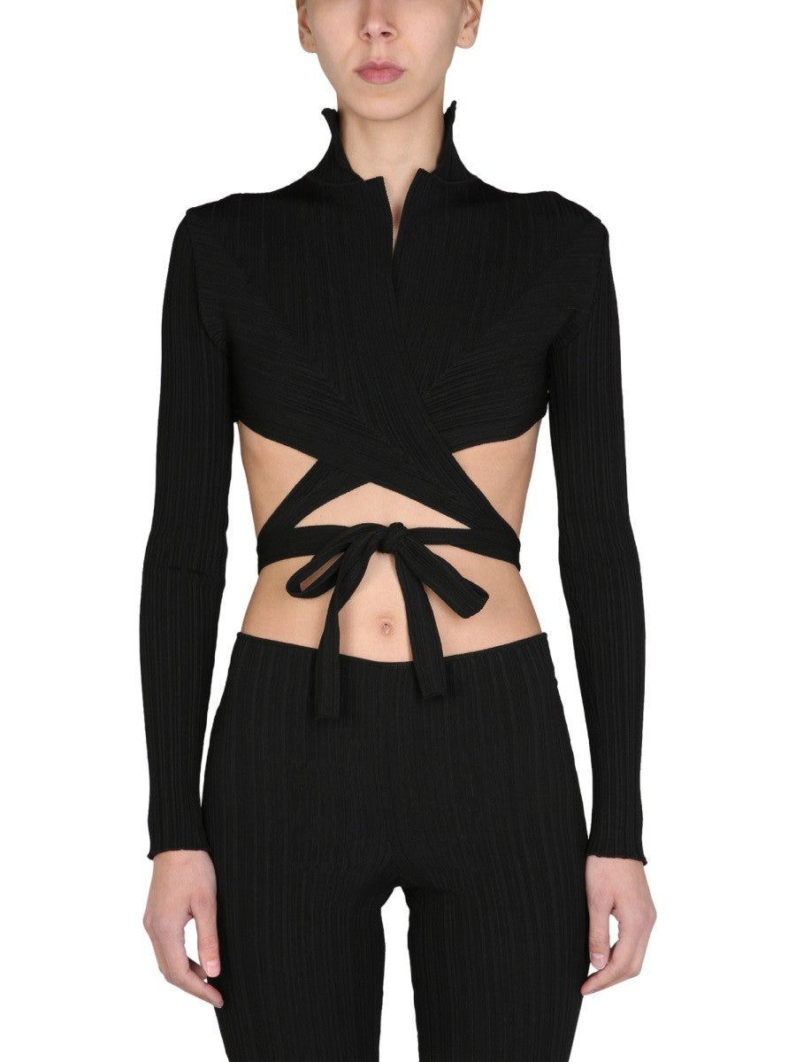 Philosophy Di Lorenzo Serafini KNITTED HEARTWARMER TOP