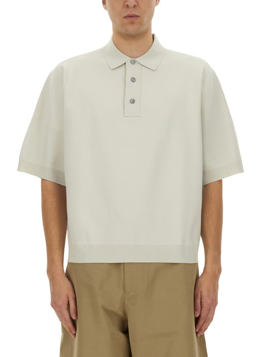 STUDIO NICHOLSON KNITTED POLO.