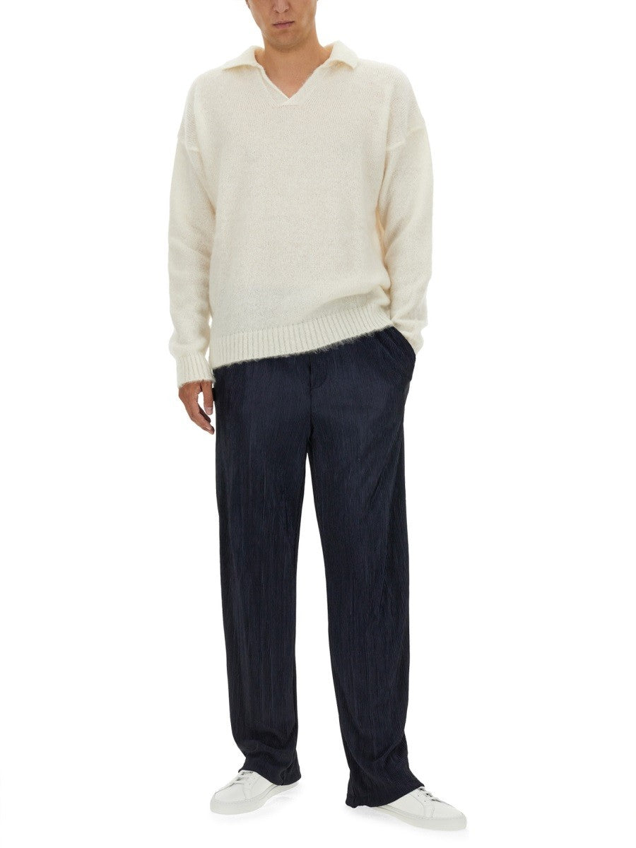 FAMILY FIRST KNITTED POLO.