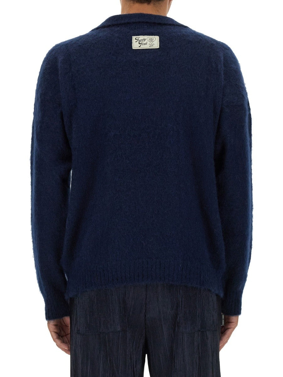 FAMILY FIRST KNITTED POLO.