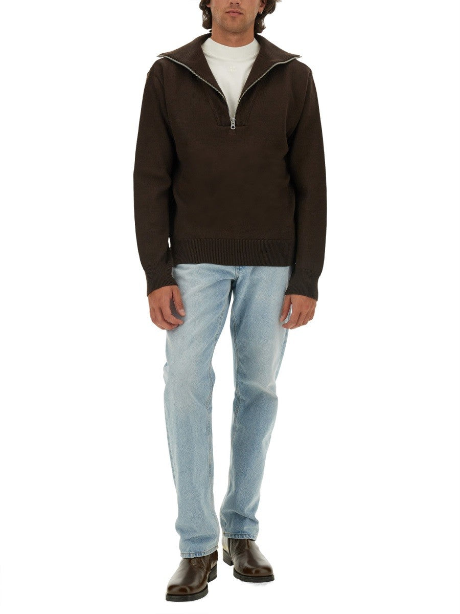 COURREGES KNITTED POLO.