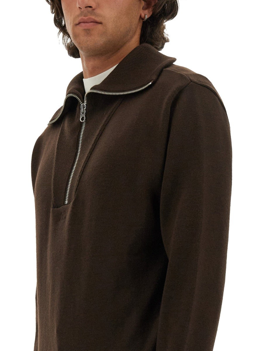 COURREGES KNITTED POLO.