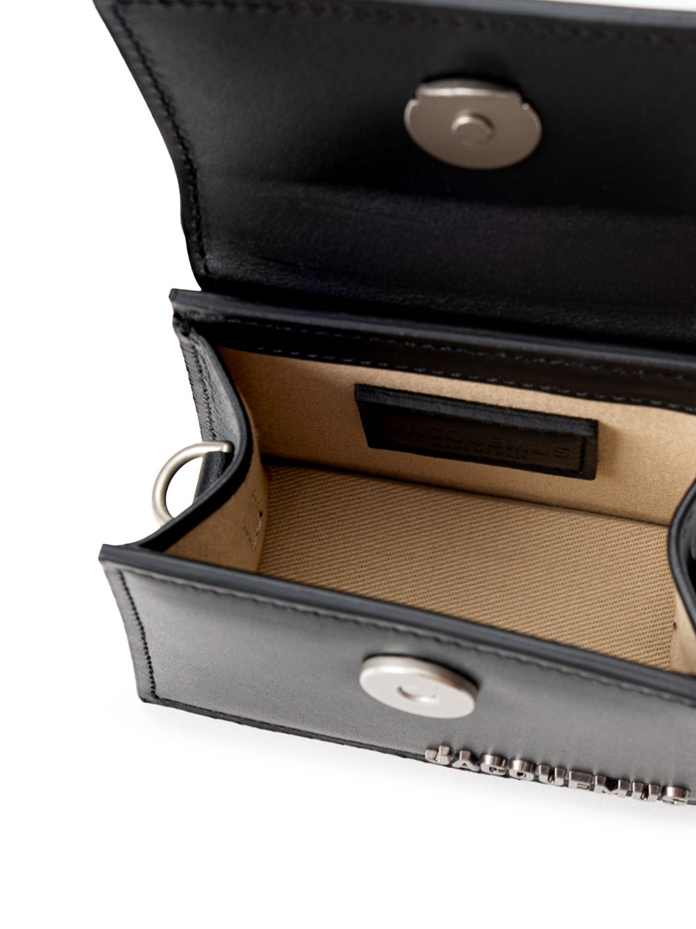 Jacquemus Black Leather Mini Le Chiquito Bag