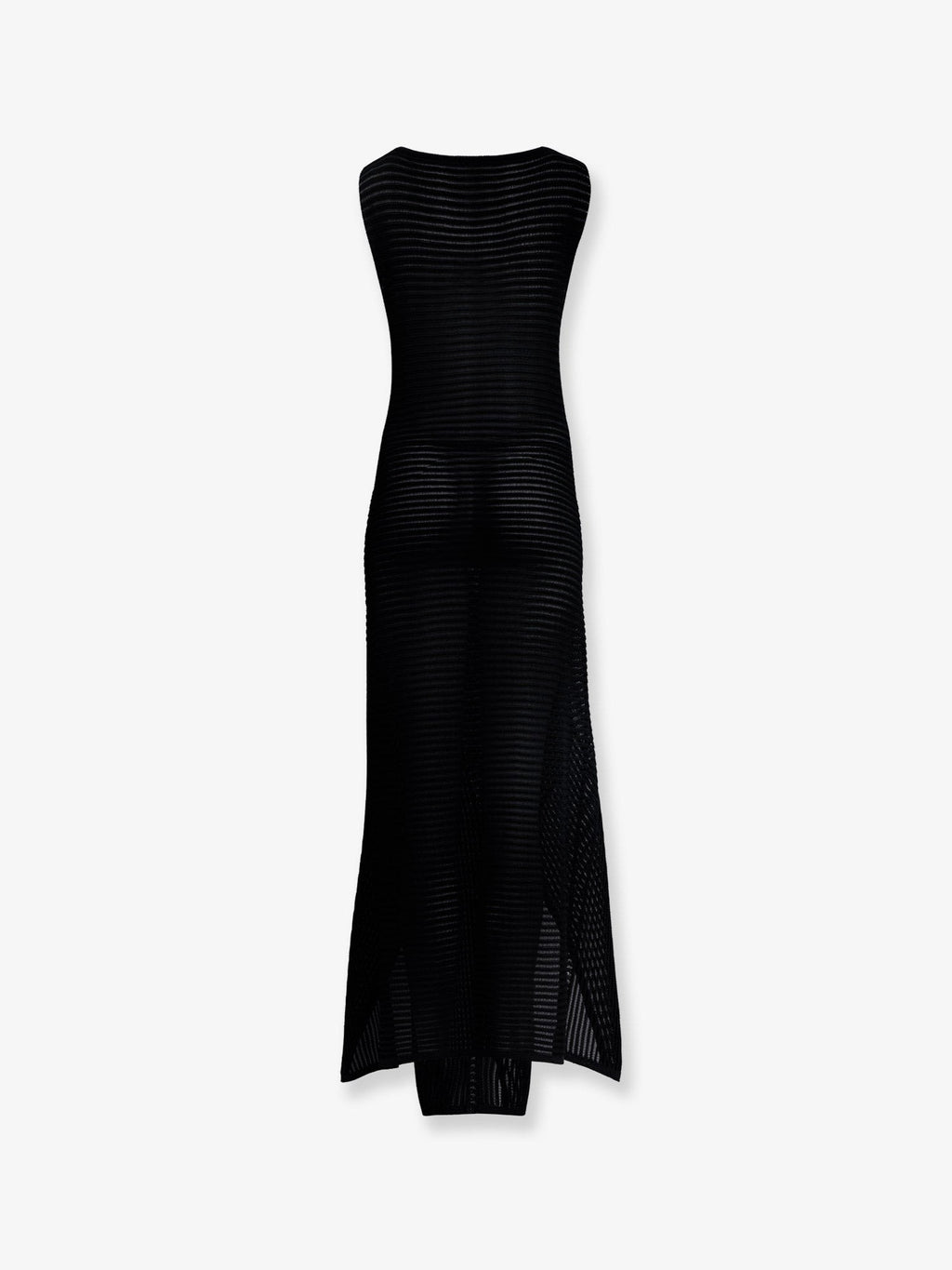 ALAIA Ladder cotton blend dress