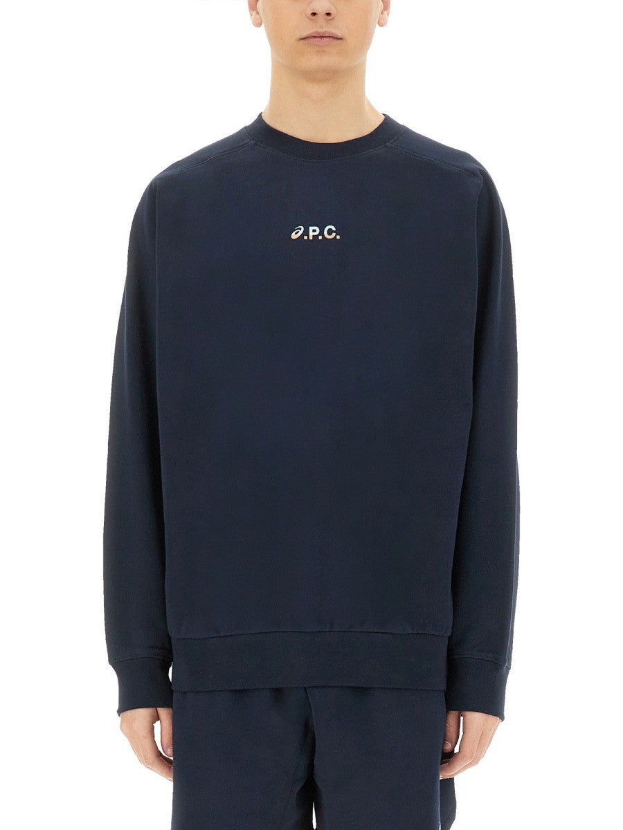 A.P.C. X ASICS "LAKE" SWEATSHIRT