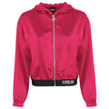 Comme Des Fuckdown Satin Sweatshirt Fuchsia