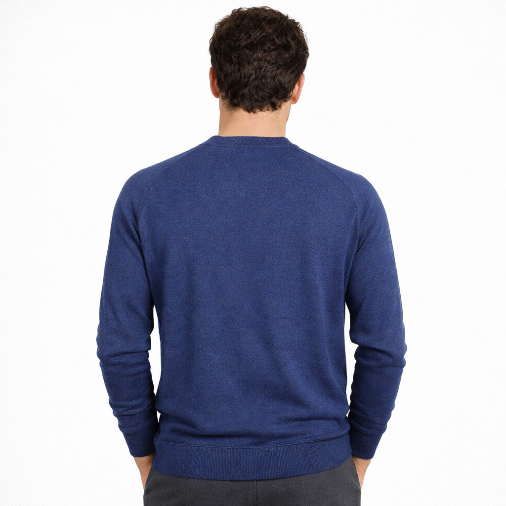 Emilio Romanelli Cashmere Crewneck Zaffiro — view 2