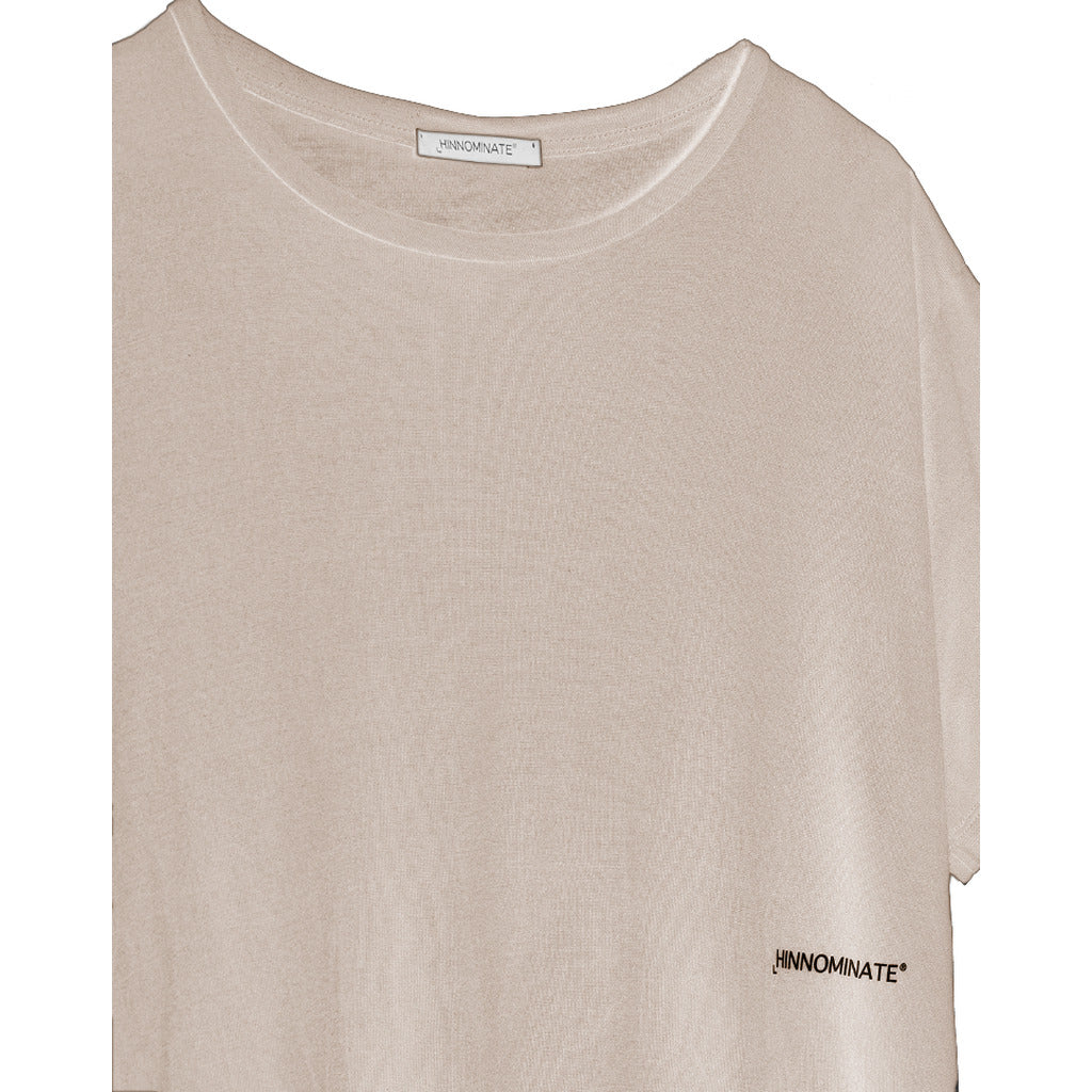 Hinnominate Women'S Oversized T-Shirt In Modal With Rounded — view 3
