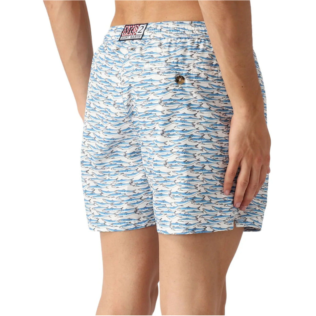 Mc2 Saint Barth Polyester Swimwear - Lig0003-02510F-Bianco White — view 2