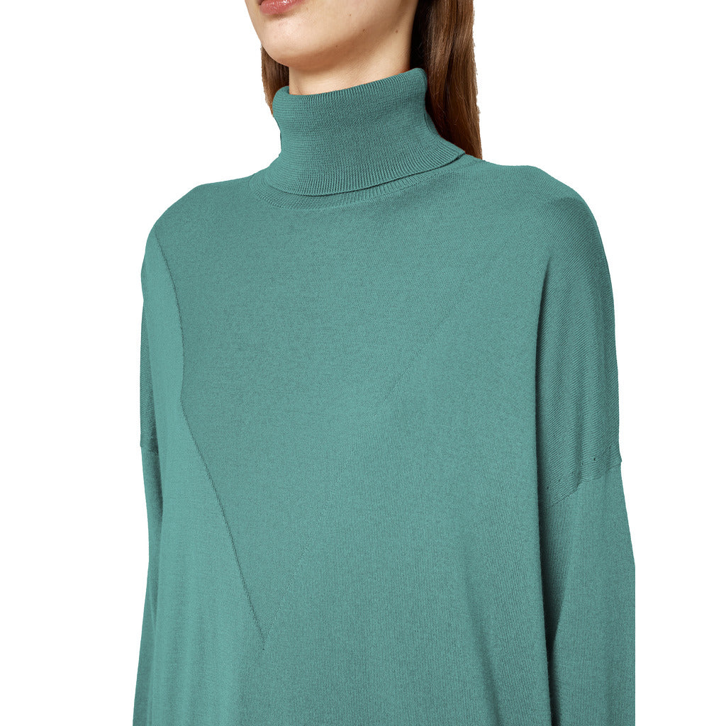 Alpha Studio Silk Dolcevita Intarsio Verde Acqua — view 3