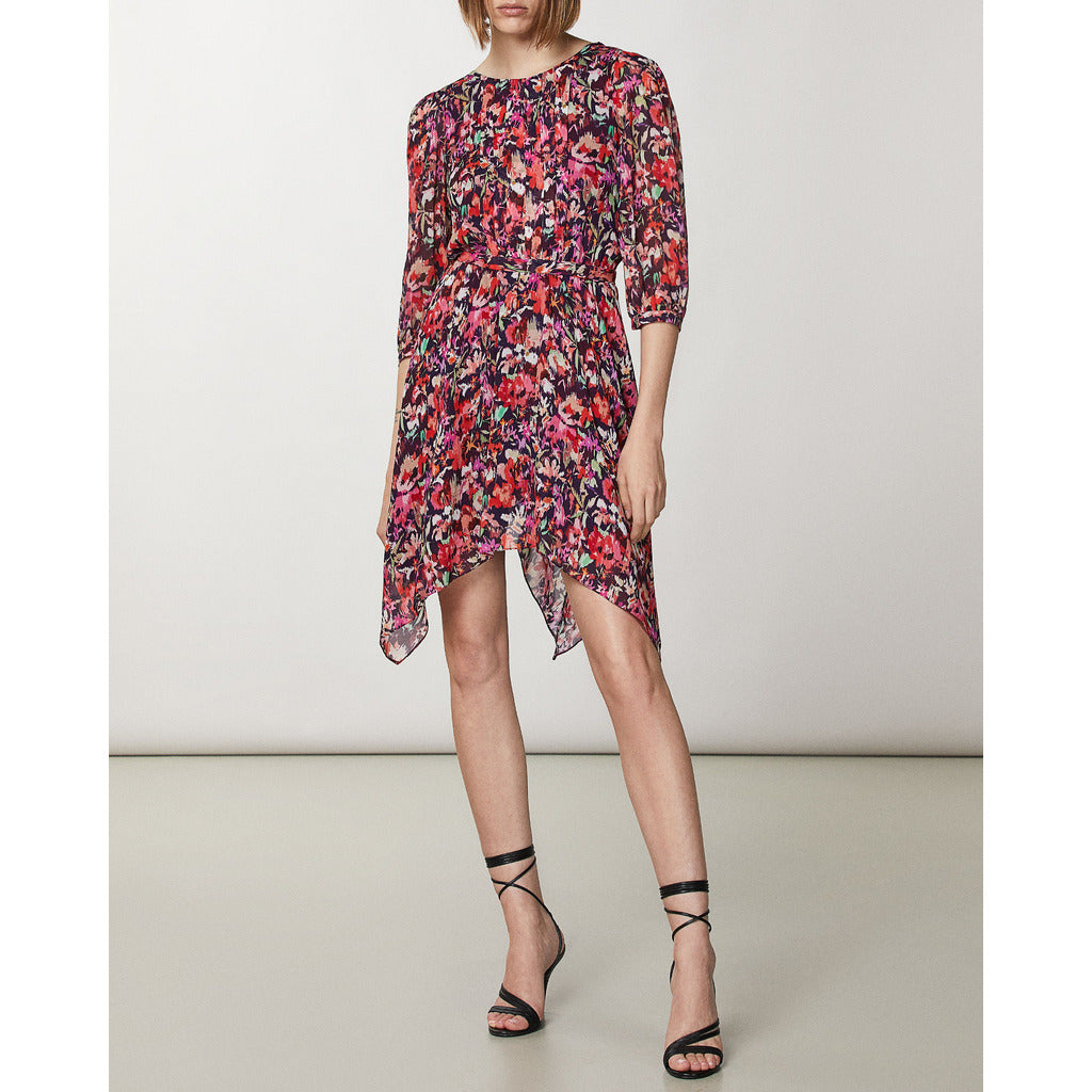 Patrizia Pepe Dress Martian Red Flower Multicolored — view 5