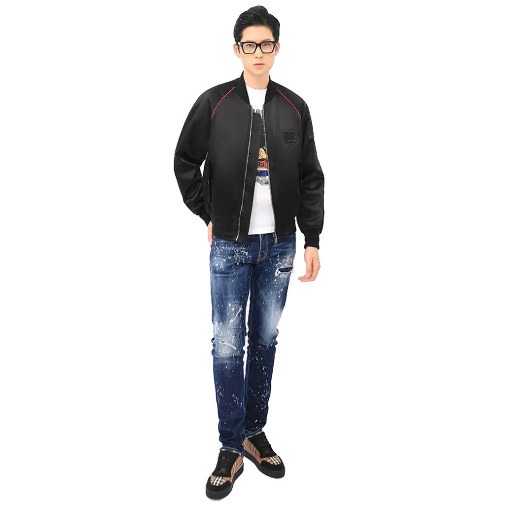 Dolce & Gabbana Dg Bomber Black Satin — view 4