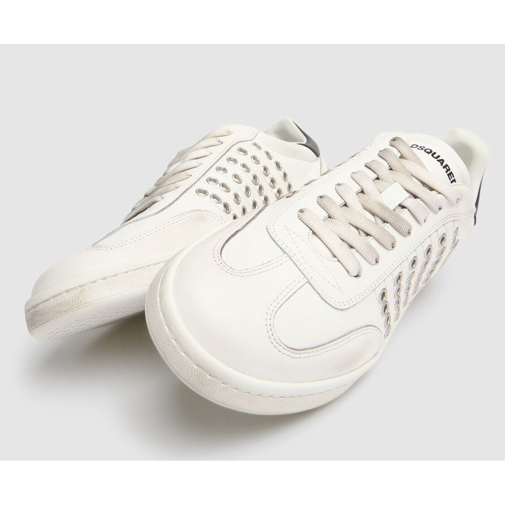 Dsquared2 Calfskin Underwear Sneaker White — view 7