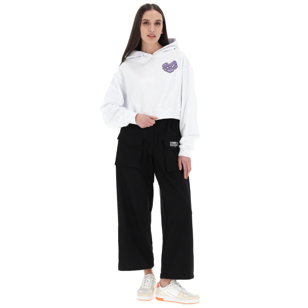 Comme Des Fuckdown Sweatshirt Short White — view 4
