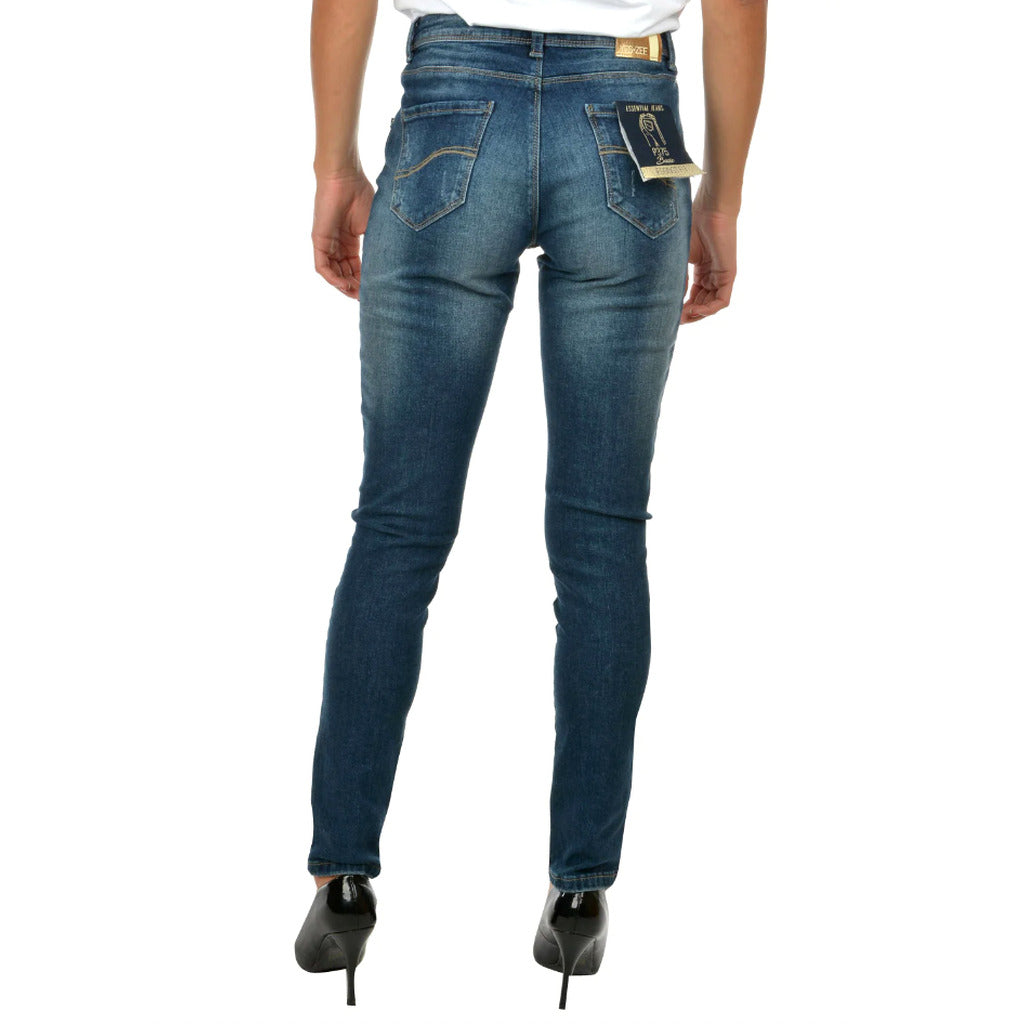 Yes Zee Women'S Blue Jeans With Lightening, Adherence Push — view 2