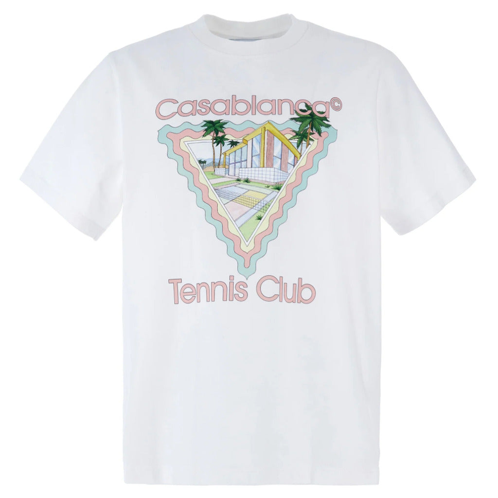 Casablanca Maison de Reve tennis club print t-shirt, white