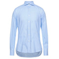 Aquascutum Cotton Shirt Royal Blue Light Blue