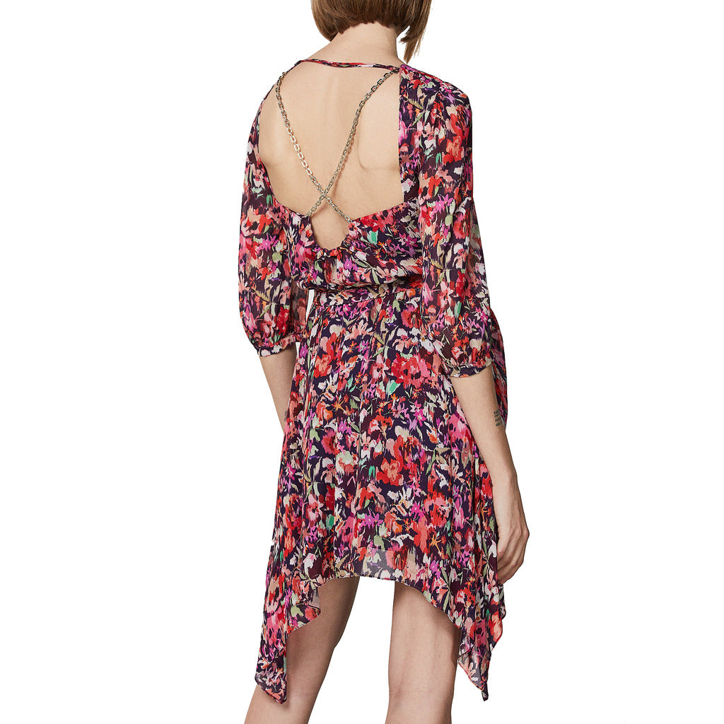 Patrizia Pepe Dress Martian Red Flower Multicolored — view 3