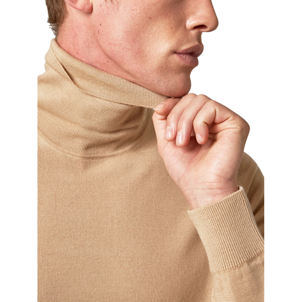 Alpha Studio Cashmere Sweater Dolcevita Beige — view 3
