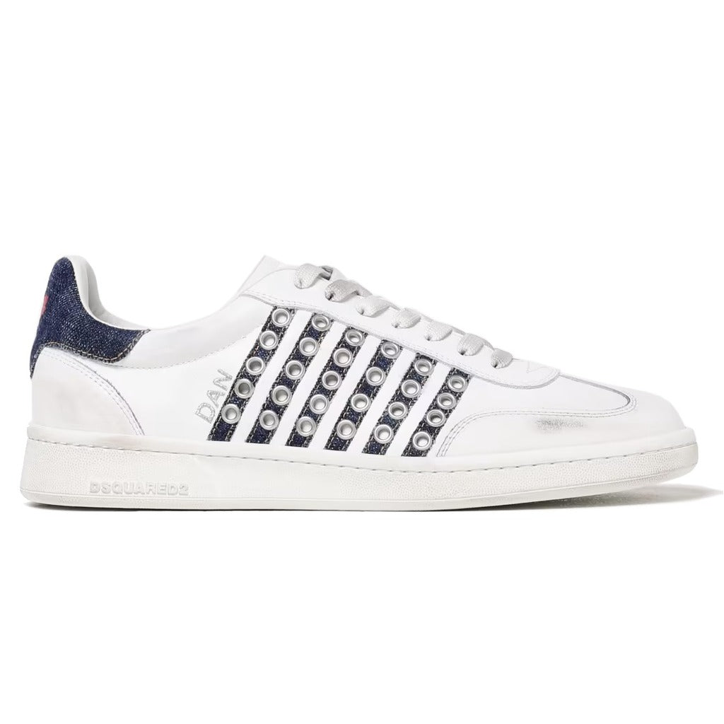 Dsquared2 Calfskin Underwear Sneaker White