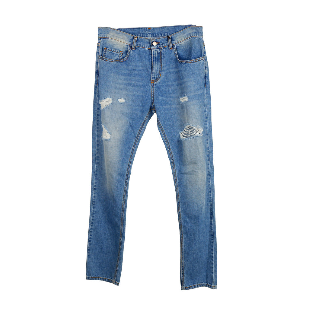 Comme Des Fuckdown Men'S Jeans In Cotton With Rips On